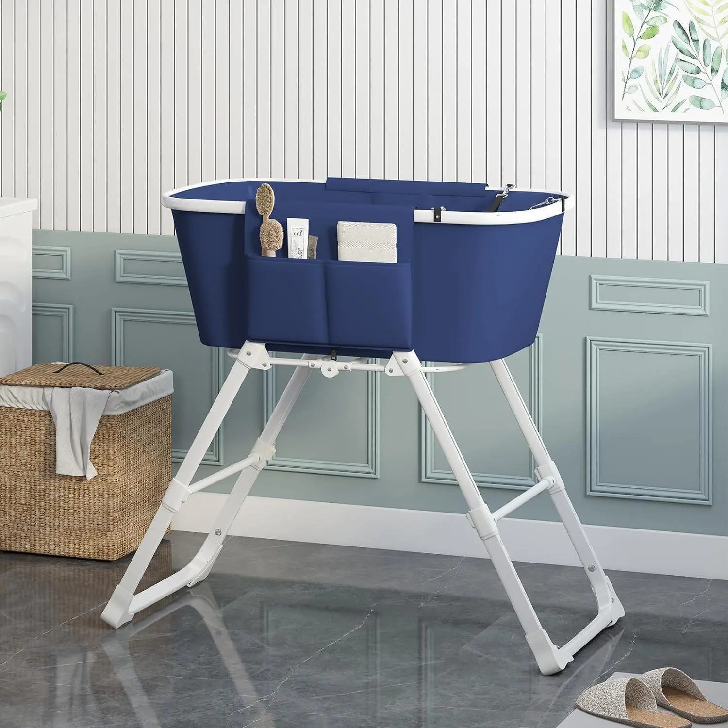 wholesale Dog Bath Tub and Wash Station Elevated Foldable and Portable Indoor and Outdoor for Small and Medium Pets 1