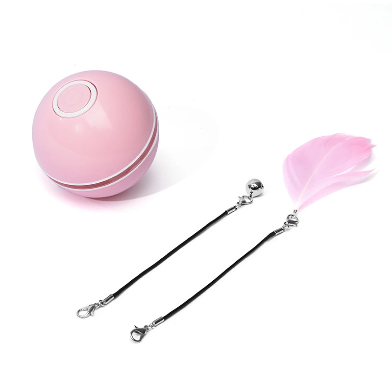 Venta al por mayor Fabricante al por mayor LED inteligente gato bola láser juguete-rosa 1