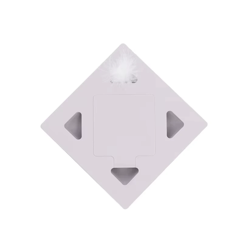 wholesale Rompecabezas interactivo automático recargable Juguete para gatos Juego de juguetes para gatos de diseño divertido Juguetes electrónicos inteligentes para mascotas para gatos-púrpura 1