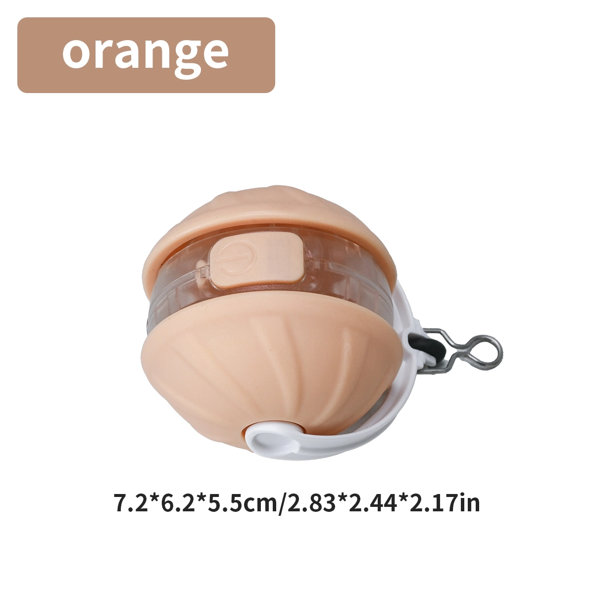 Venta al por mayor, juguetes para Gato elegante, bola interactiva para burlas, bola rodante automática, juguete eléctrico interactivo para mascotas, pelota para gatos, nuevo-naranja 1