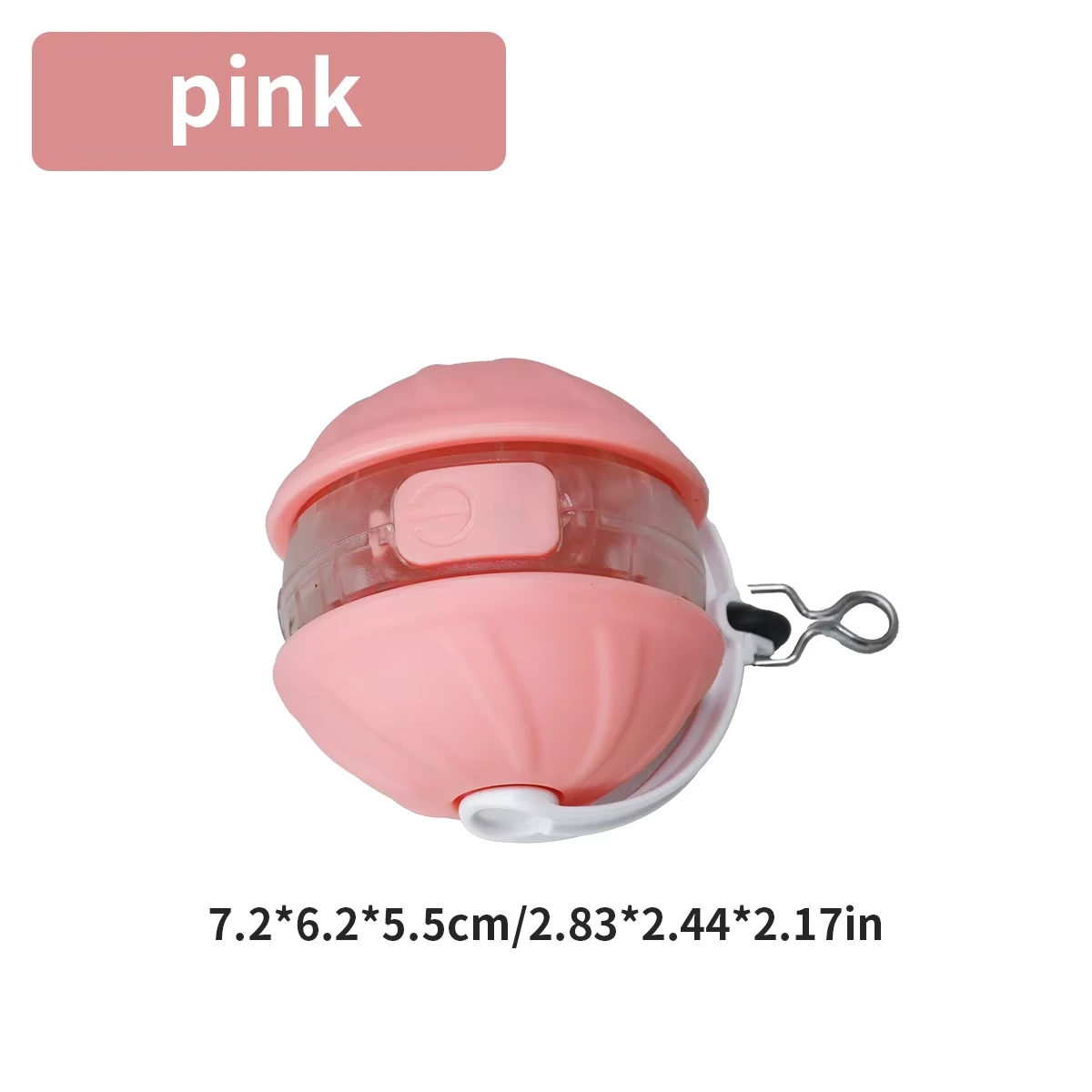 Venta al por mayor, juguetes para Gato elegante, bola interactiva para burlas, bola rodante automática, juguete interactivo eléctrico para mascotas, nuevo color rosa 1