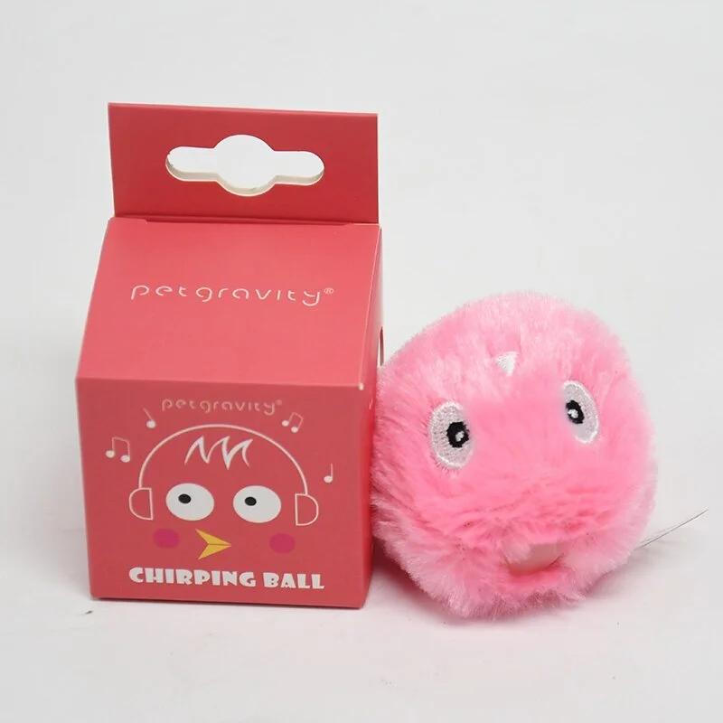 wholesale Juguetes inteligentes para mascotas Bola eléctrica para gatos Bola de gravedad automática Juguetes interactivos para gatos Entrenamiento Juguetes para gatitos automóviles para jugar en interiores-rosa 1