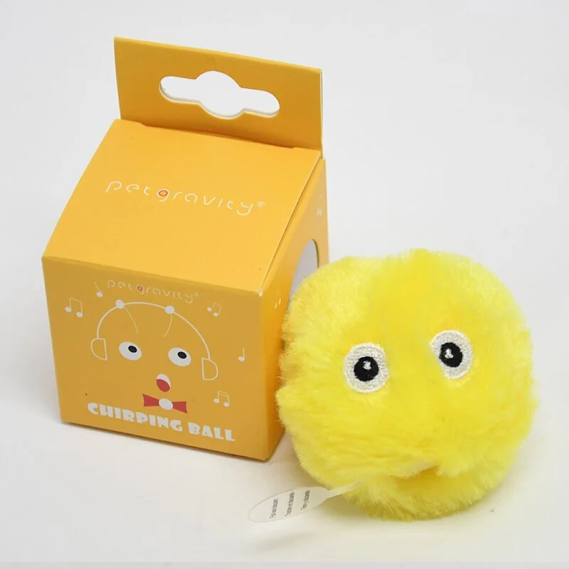 wholesale Smart Pet Toys Electric Cat Ball Automatic Gravity Ball Cat Interactive Toys Training Self-moving Kitten Toys for Indoor Playing-yellow 1