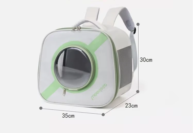 Gran oferta bolsa de viaje para perros al aire libre para perros Oxford bolso transpirable para mascotas para animales pequeños transportadores de mascotas producto de viaje-verde 1