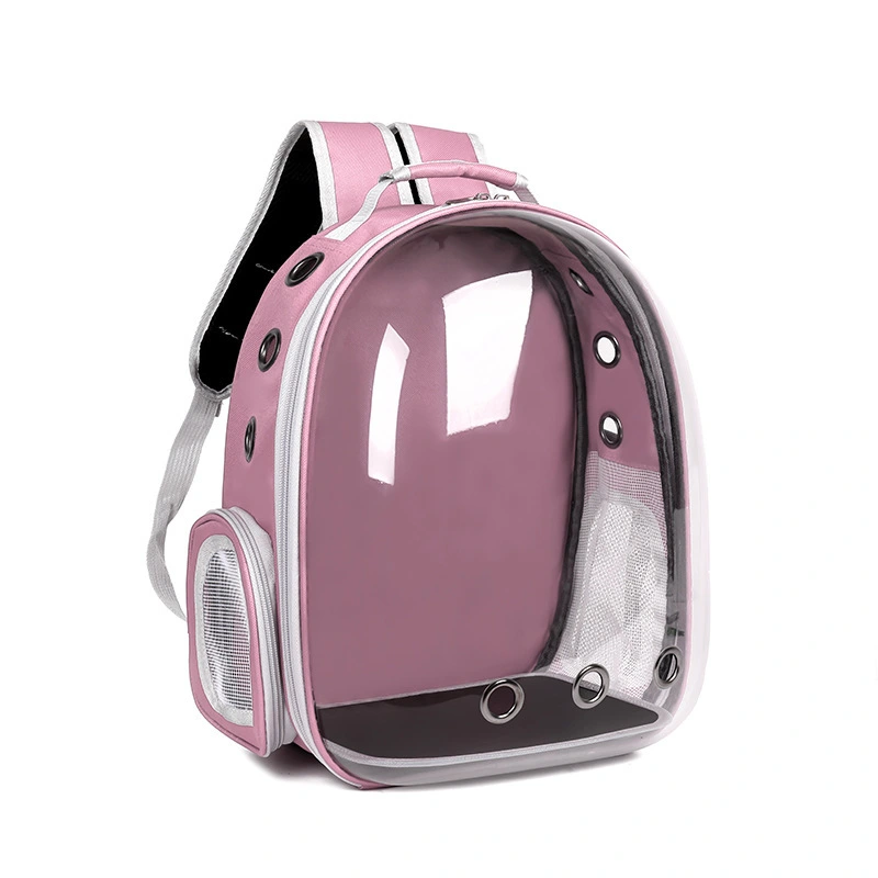 wholesale pet bag Hot Selling Luxury Small Dog Cat Backpack Comfortable and Breathable for Pet Travel bag-pink1 1