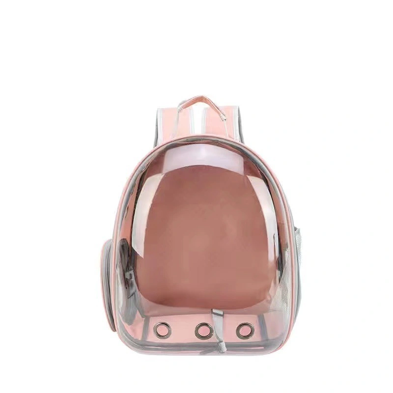 wholesale pet bag Hot Selling Luxury Small Dog Cat Backpack Comfortable and Breathable for Pet Travel bag-pink 1