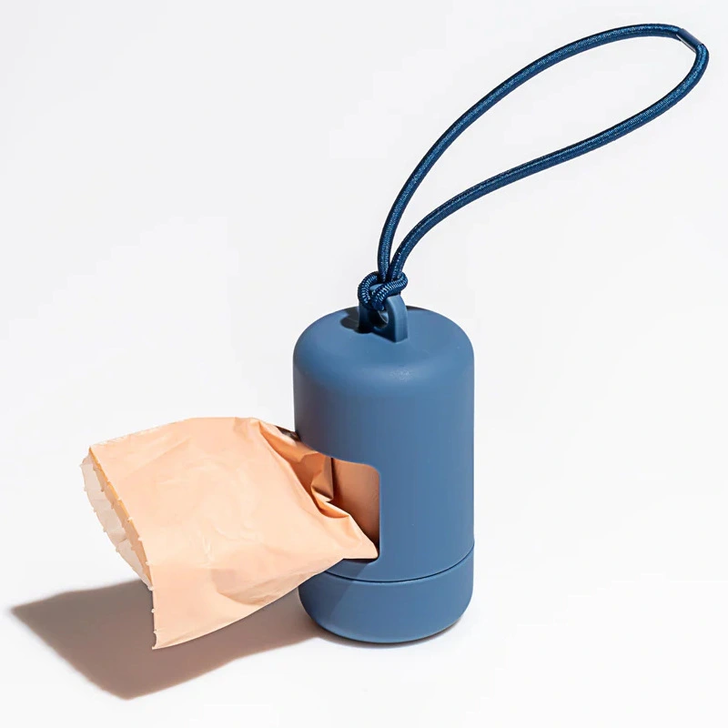 wholesale Eco Friendly Dog Poop Bag Holder Pet Waste Bag Dispenser-blue 1