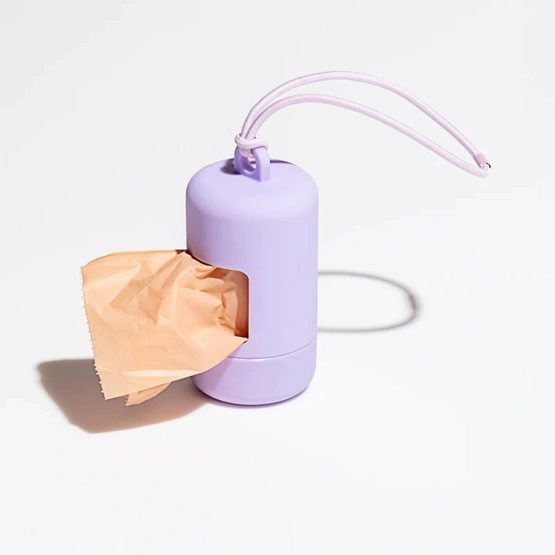 groothandel Eco-vriendelijke hondenkakzakhouder Pet Waste Bag Dispenser-paars 1