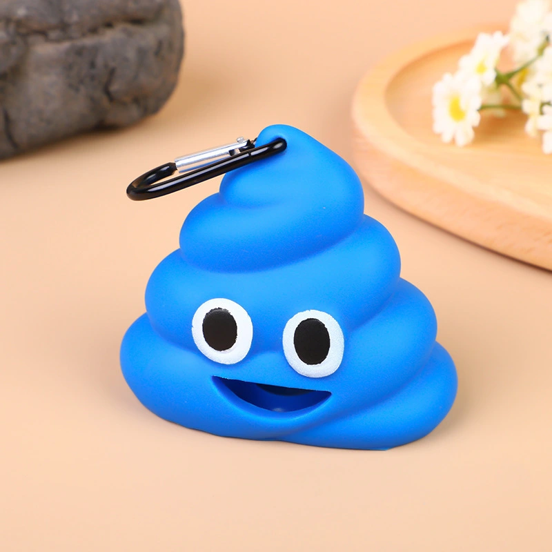 Customizable Funny Dog Poop Bag Holder for Leash Durable Dog Poop Bag Dispenser for Dog Waste Bags Pet Shop Product-blue 1