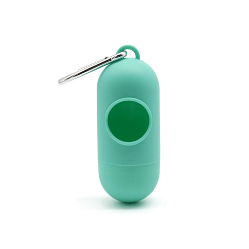 Top Seller Plastic Poop Bags Dispenser Pet Walking Accessory Custom Dog Poop Bag Holder-green 1