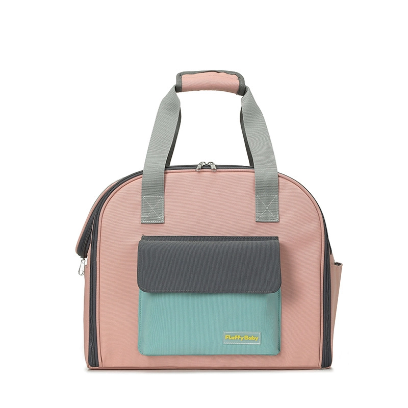 wholesale Stylish And Breathable Pet Travel Bag High Quality Outdoor Extension Portable Dog Backpack Cat Bags-pink 1