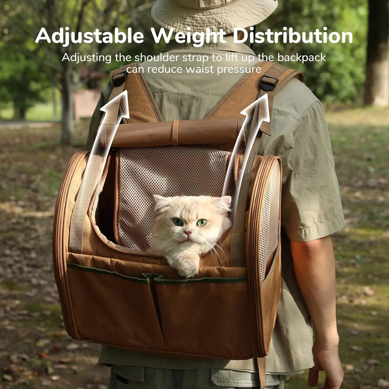 wholesale Hot Selling Collapsible Large Cat Travel Backpack Airline Approved Pet Sling Carrier Pet Tote Bag 1