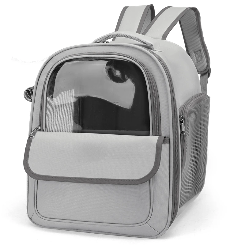 wholesale New Design Pet Backpack Carrier,Portable Cat Carrier Pet Supplies,Breathable Mesh Pets Travel Bags for outdoor 1