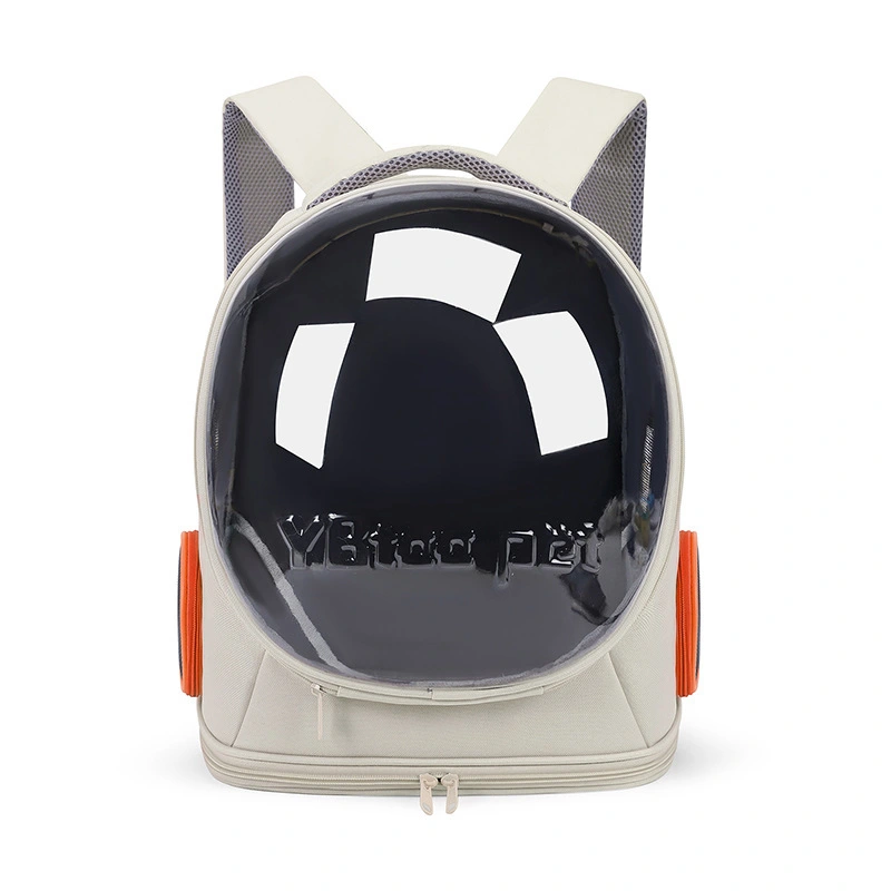 Hot sell outdoor Travel Breathable Fully Ventilated Multi Colors Foldable Dog Carrying Bag Pet Cat Carrier Backpack-white 1