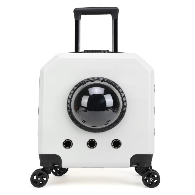 wholesale Portable Pet Travel Backpack Pet Carriers Convenient Outdoor Zipper Closure Cat Carriers Small Animal Pet Air Box-white 1