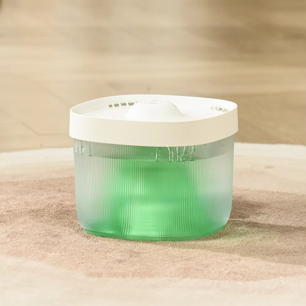 wholesale New Cat Water Dispenser Pet Gravity Drinker Automatic Cat Drinking Fountain with Pump for Cats Dogs Multiple Pets-green 1