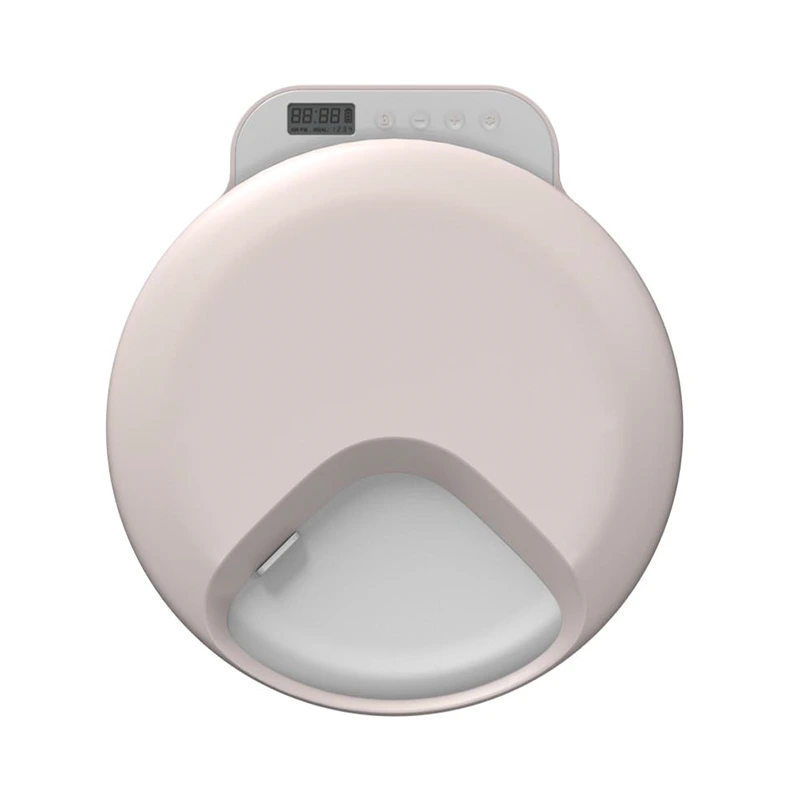 wholesale Alimentador inteligente para mascotas 4 comidas Alimentador de comida para gatos Tazón Alimentador automático inalámbrico de comida para perros con temporizador-rosa2 1