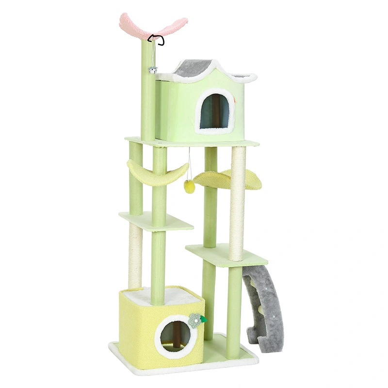 wholesale Cat Tree Furniture Cat Climbing Frame Pet House Basket Interactive Toys Pet Toy Cat Tree 1
