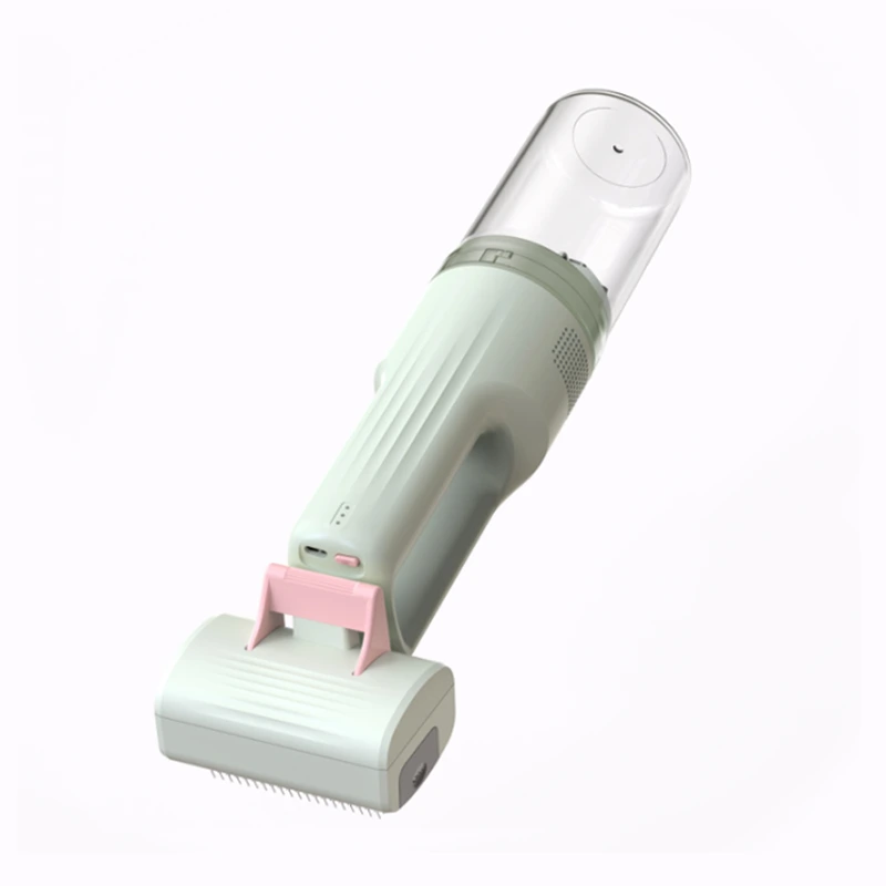 wholesale La última aspiradora para peinar el pelo de mascotas 2 en 1, portátil y recargable, capaz de limpiar el cabello y barrer alfombras.6 1