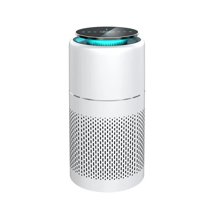 OEM Custom Smart Led Photocatalyst Filter Portable  Air Purifier for pet -white 1