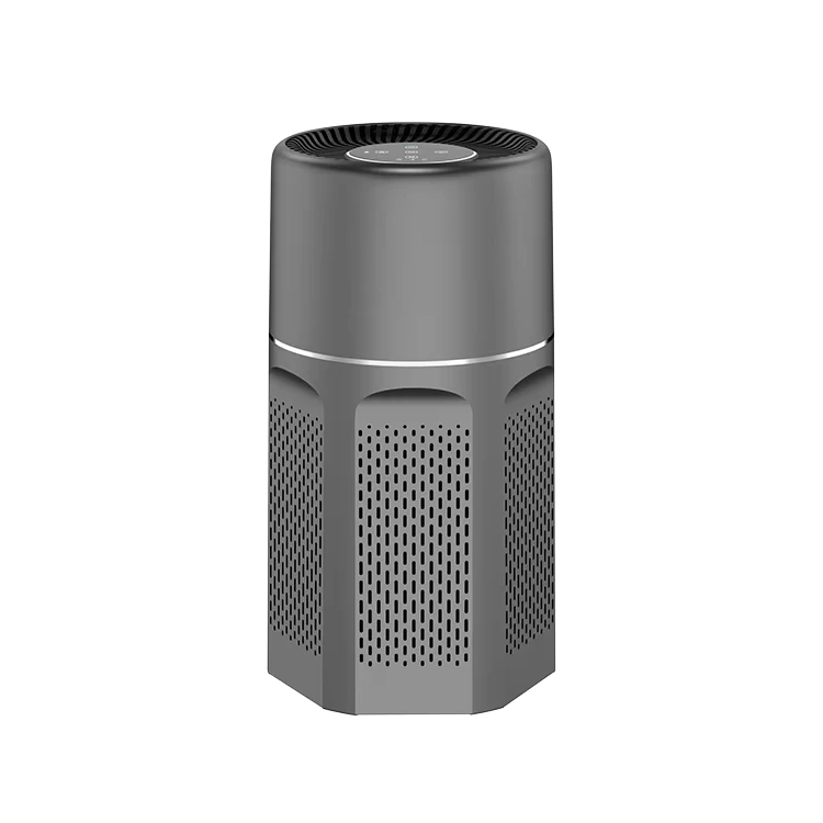 wholesale Pm2.5 Sensor Automatic High Cadr Room Hepa Air Purifier Big Air Purifiers for pet-dark grey 1