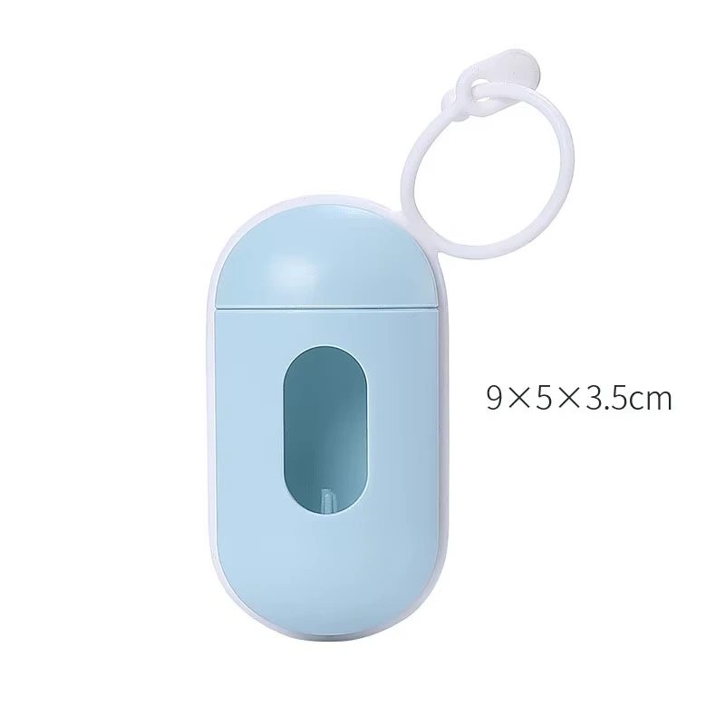 wholesale Portable Pet cleaning Products Cleaning Supplies Dog Grooming Tool Pet Poop Bag Dispenser poop bag holder-blue 1