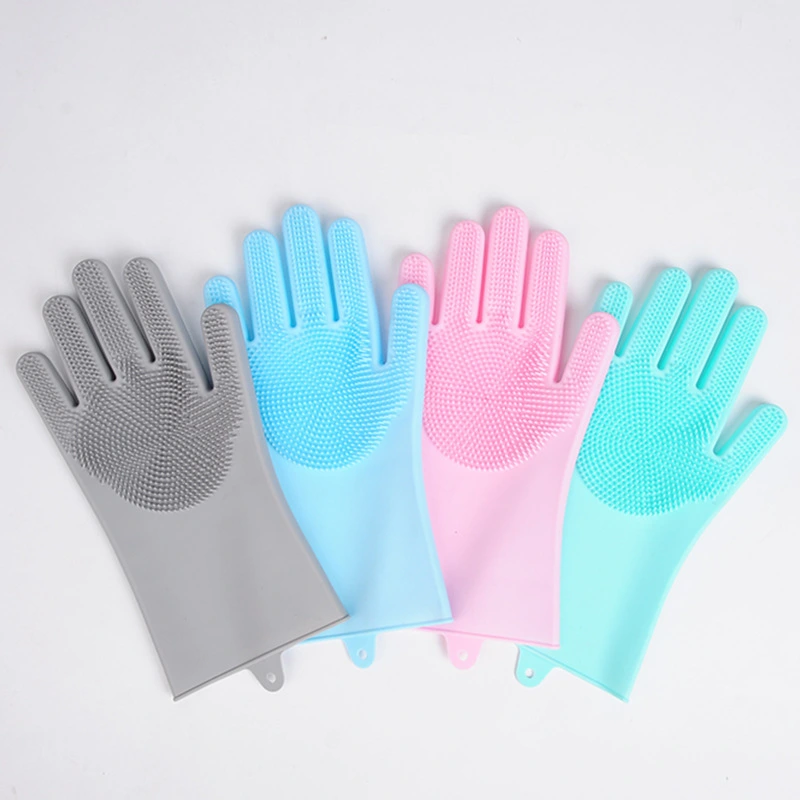 wholesale Pet Grooming Gloves for Bathing and Hair Removal, Dogs and Cats Bath Shampoo Brush Soft and Durable Silicone 1