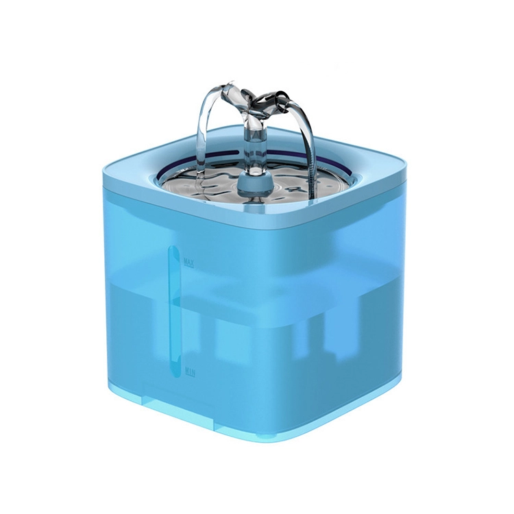 Groothandel Huisdierfontein 2L Automatische Kat/Hond Waterfontein Vervangingsfilters Kraan Kit Huisdier Waterdispenser voor Katten Honden blauw 1