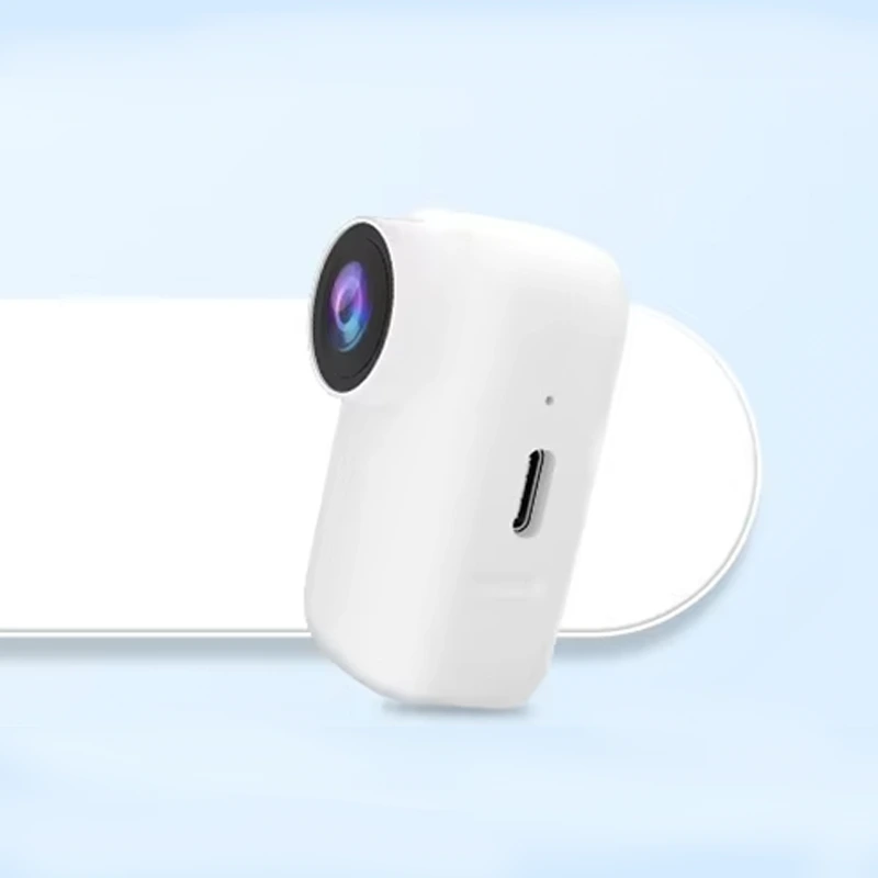 wholesale HD 1080 P Pet Sports Collar Mini Magnetic Thumb Action Camera Video Recording Outdoor Pet Safe Wireless Camera-white 1