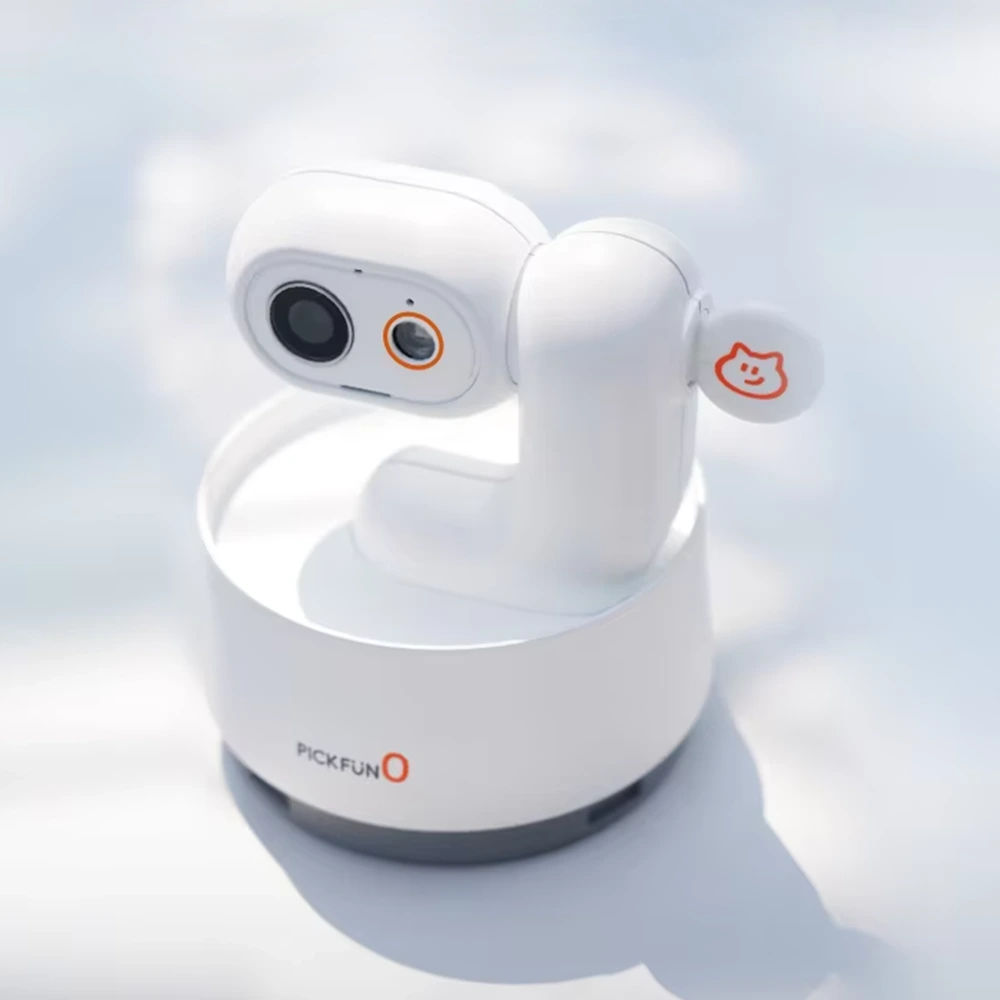 wholesale AI pet camera with automatic daily pet reports and auto vlogging, smart AI pet companion-white 1