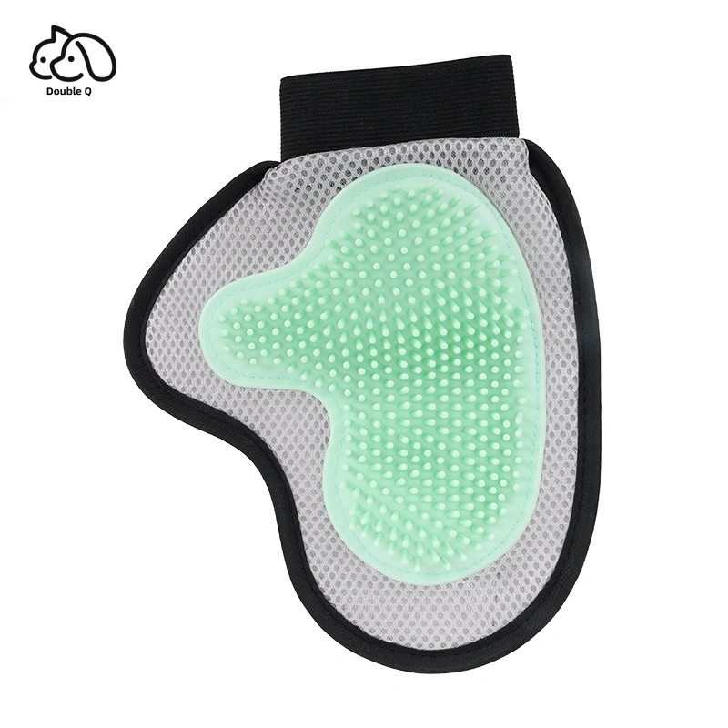 Hot Selling Multifunction Cat Hair Cleaning Glove Dog Grooming Glove Pet Deshedding Brush Glove Pet Accessories-green 1