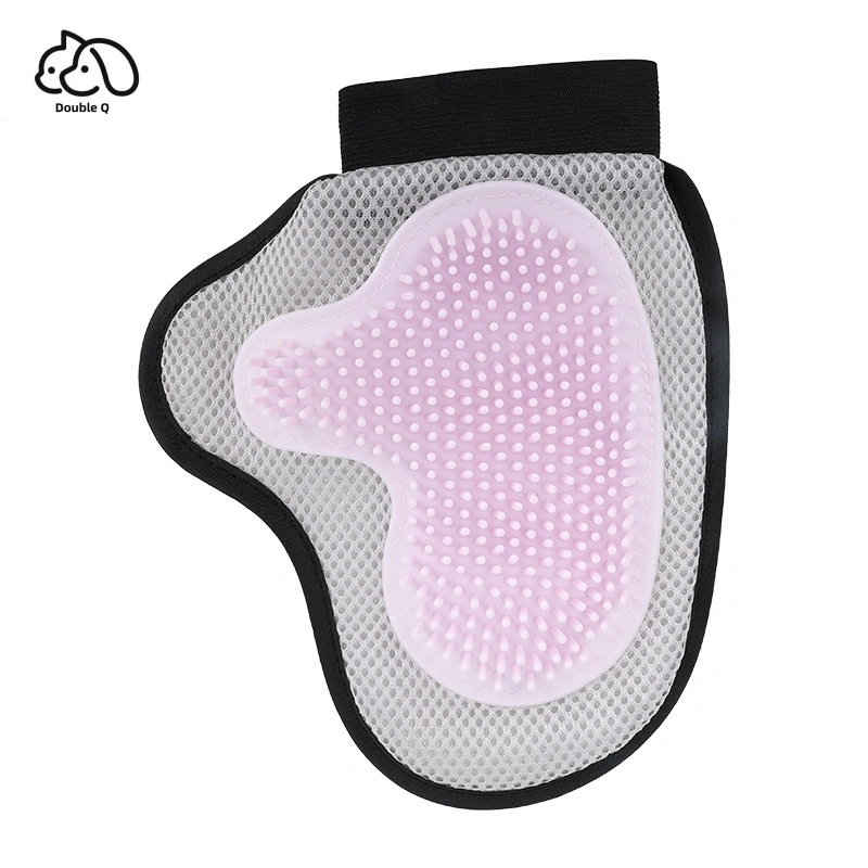 Hot Selling Multifunction Cat Hair Cleaning Glove Dog Grooming Glove Pet Deshedding Brush Glove Pet Accessories-pink 1