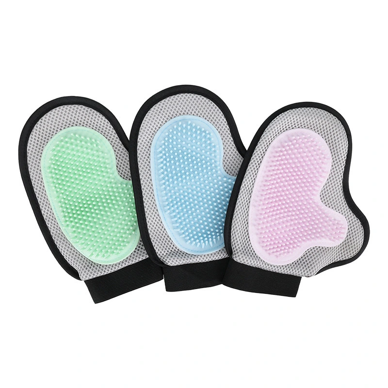 Hot Selling Multifunction Cat Hair Cleaning Glove Dog Grooming Glove Pet Deshedding Brush Glove Pet Accessories 1