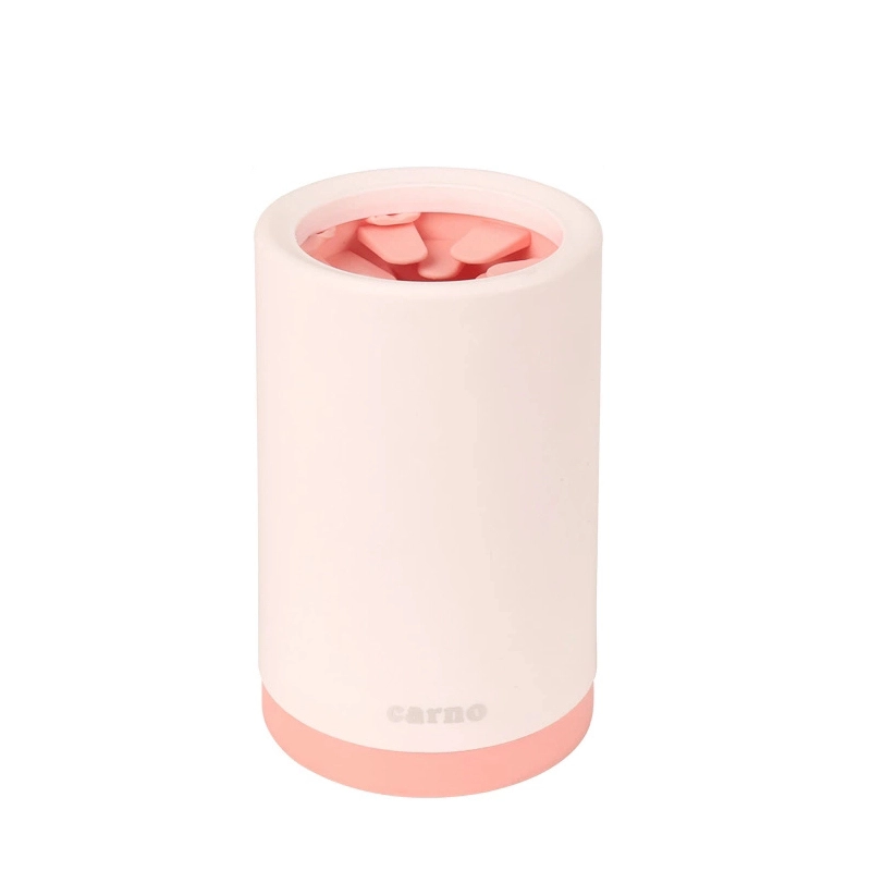 wholesale Large Size Portable Dog Paw Washer Cleaner Cup Grooming Brush for Puppy-pink 1