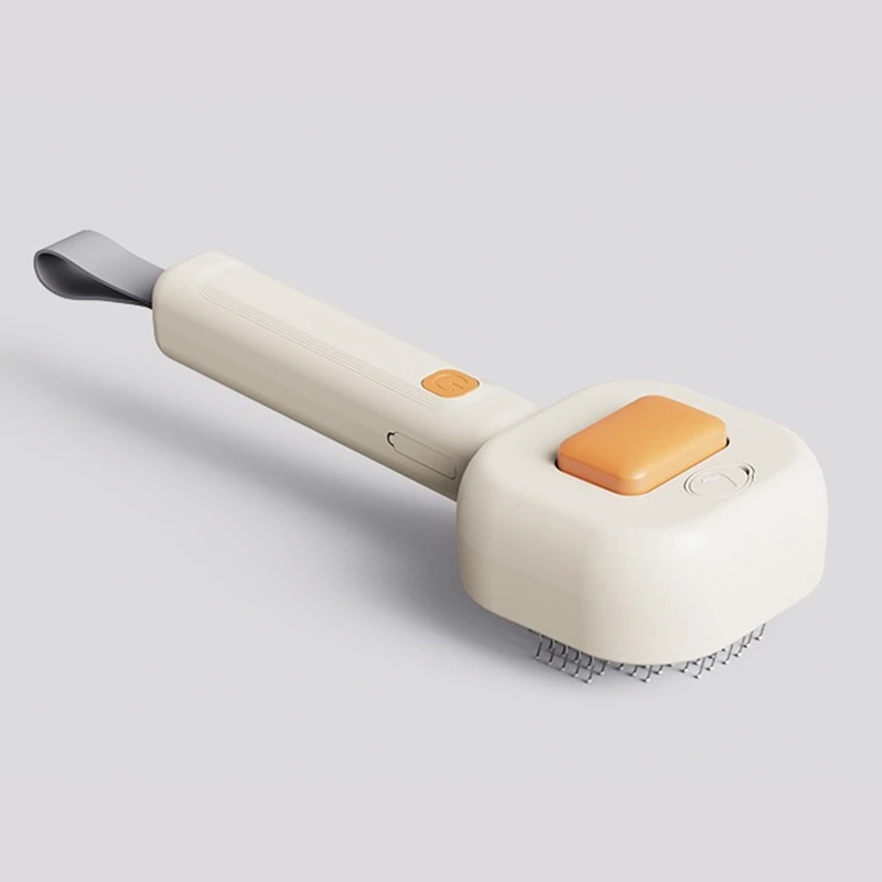 wholesale Cat Steam Brush for Shedding 4 in 1 Steamy Cat Brush with Release Button Dog Massage Grooming Brush Pet Hair Cleaning Comb 1