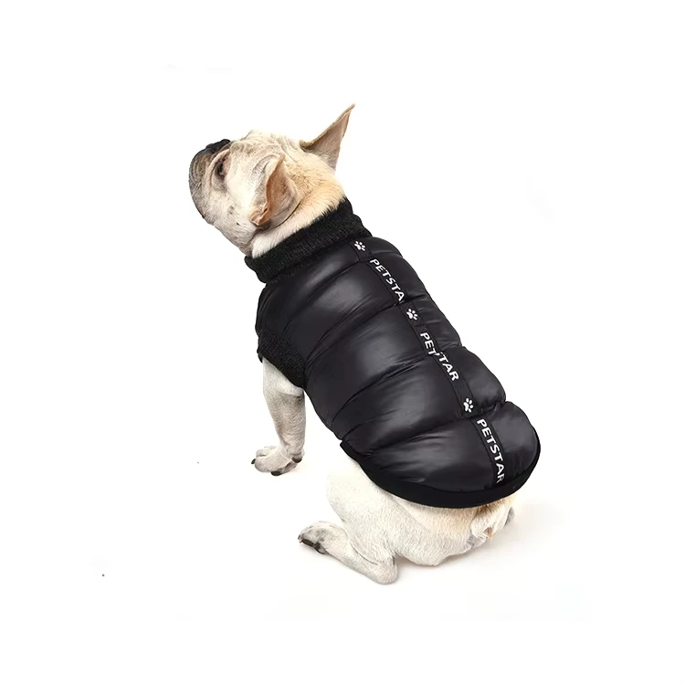 wholesale  Good Quality Warm Funny Pet Dog red Coats Clothes For pet-black1 1