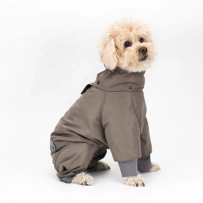الجملة دعم التخصيص متعدد الألوان Sun Shield Dog Tee - تي شيرت الكلب قمصان التبريد سريعة الجفاف - بني 1