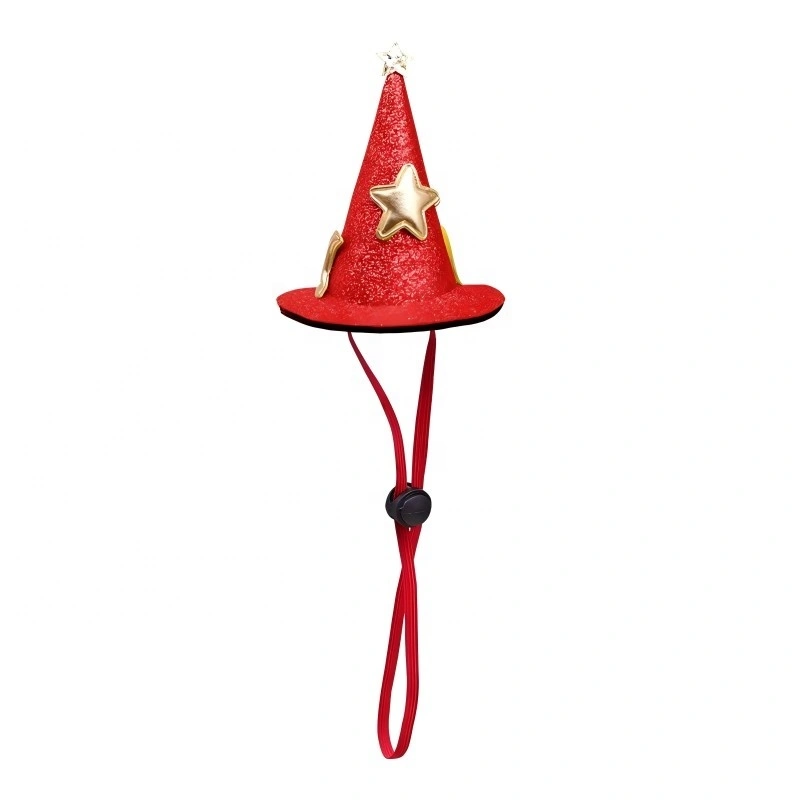 Hoge kwaliteit kleurrijke verstelbare pet hoed nieuwe vakantie decoratie accessoire voor katten honden verkrijgbaar in grote hoeveelheden rood 1