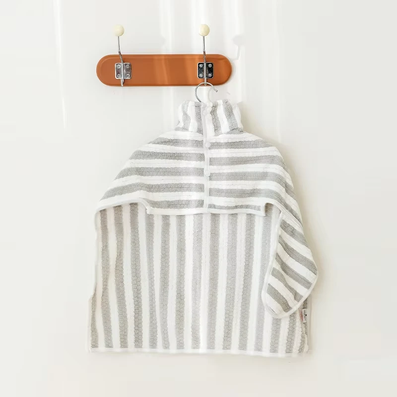 Wholesale Microfiber Dog Bathrobes Absorbent Pet Towel after Bath Shower Dog Drying Coat Robe for Pet Swimming Clothes light grey 1