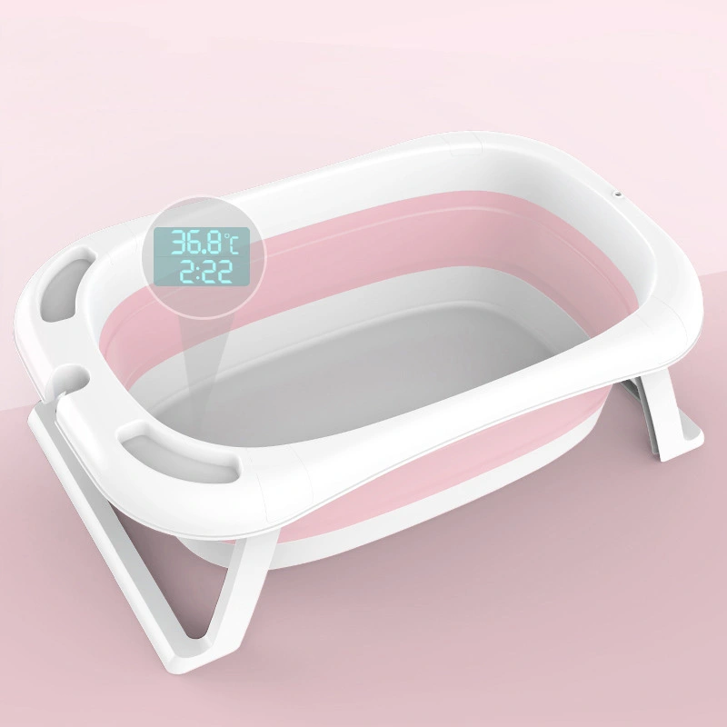 wholesale pink Tub Foldable Pet Cleaning Bath Tub Use Pet Dog Cat Grooming Bathing Plastic Wholesale Family Customized Logo Plastic Bathtub 1