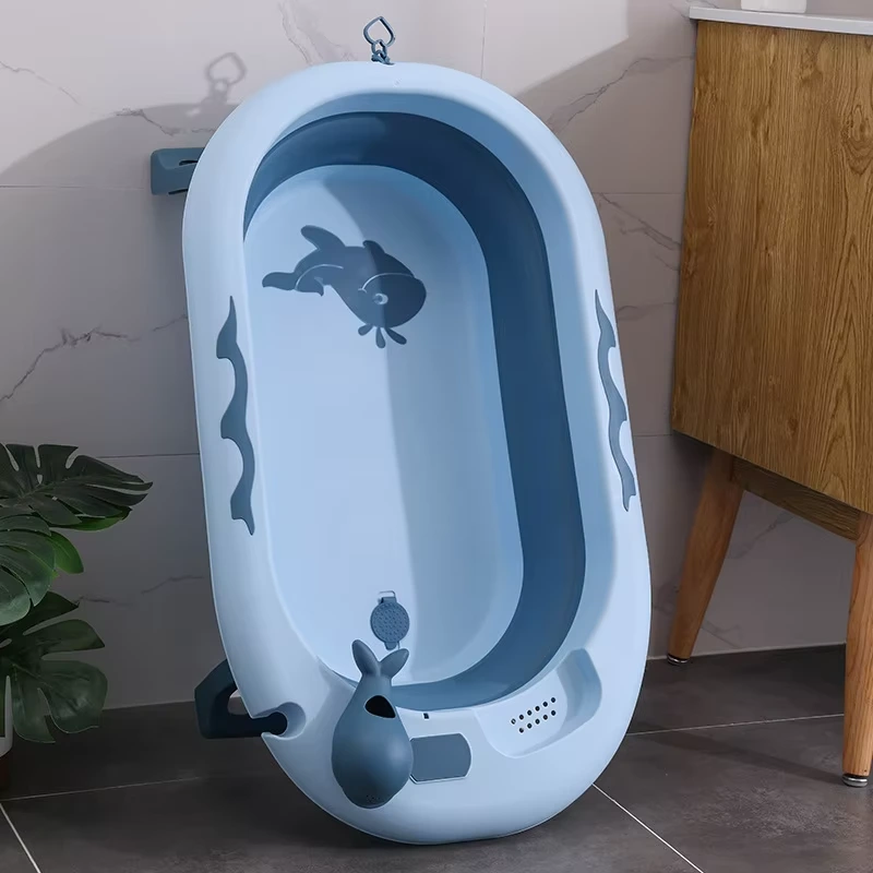 groothandel Opvouwbare badkuip voor huisdieren, douche, antislip, draagbaar bad, douchebak voor katten en honden, blauw 1