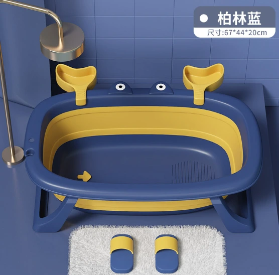 wholesale Good quality foldable pet Cute dog cat bath tub pet bath pool pet grooming product supplies blue 1