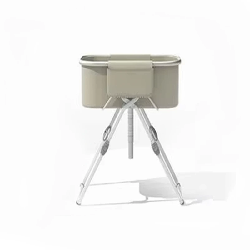 wholesale New Foldable Bath Tub with Stainless Steel Stand Portable and Foldable for Infants Babies or Pets  green 1