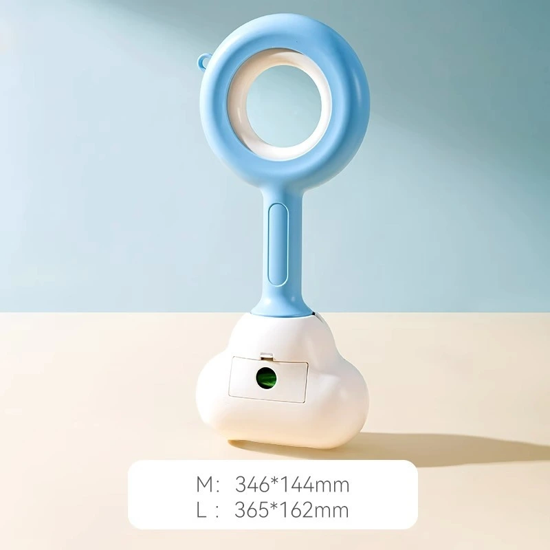 Venta al por mayor Clip de limpieza de mierda para mascotas Productos de limpieza para mascotas Recogedor de excrementos para perros Recoge excrementos de mascotas portátil Soporte para bolsa de excrementos-azul 1