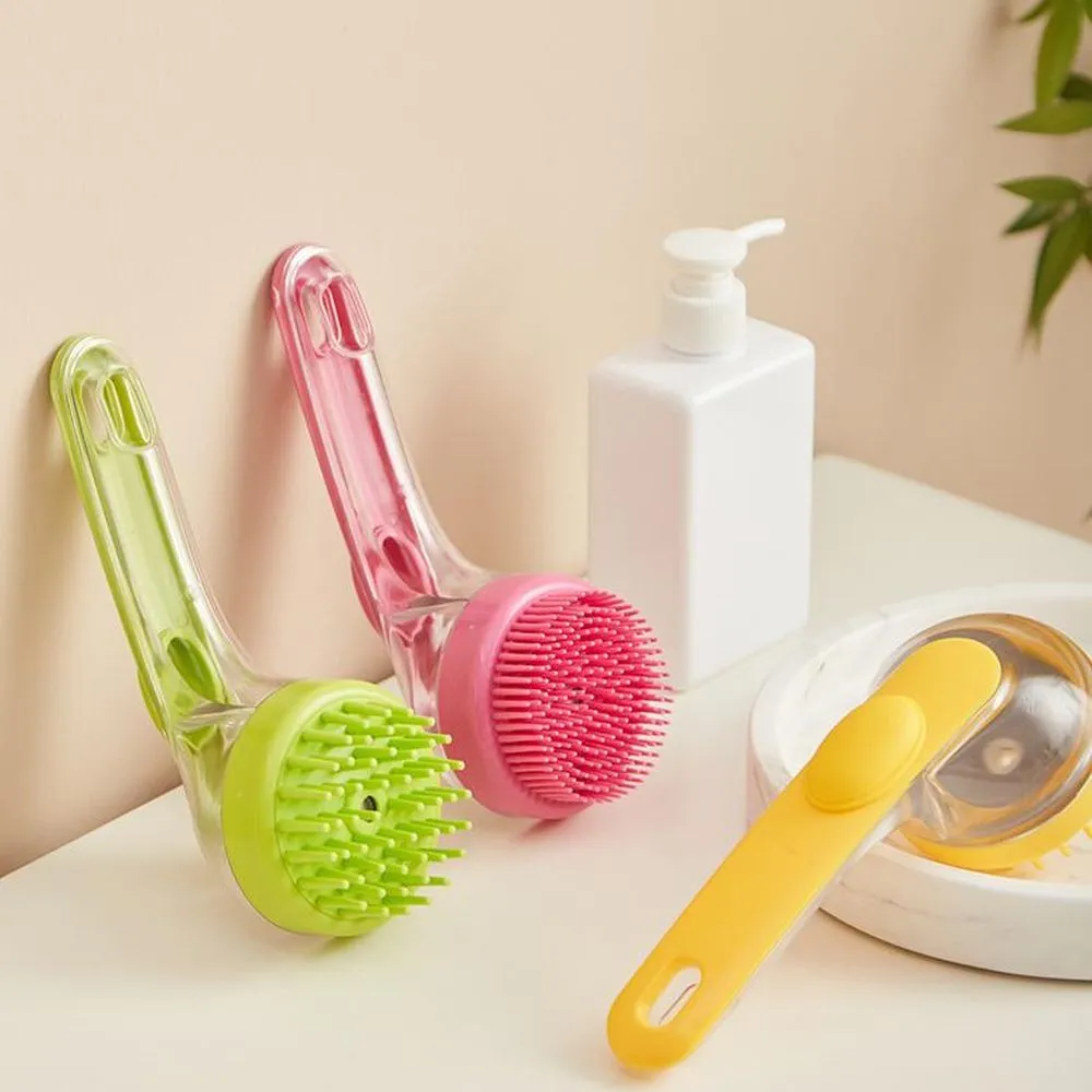 wholesale Pet Long Handle Bath Brush Multi-Functional Bath Pet Dog Scrub Cat Clean Massage Brush 1