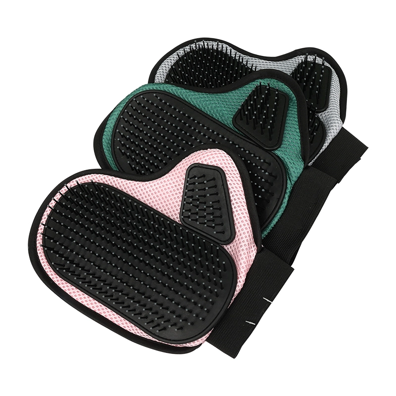 Fabrieksgroothandel Cat Hair Remover Glove Dog Pet Grooming Handschoen huisdier badborstel 1