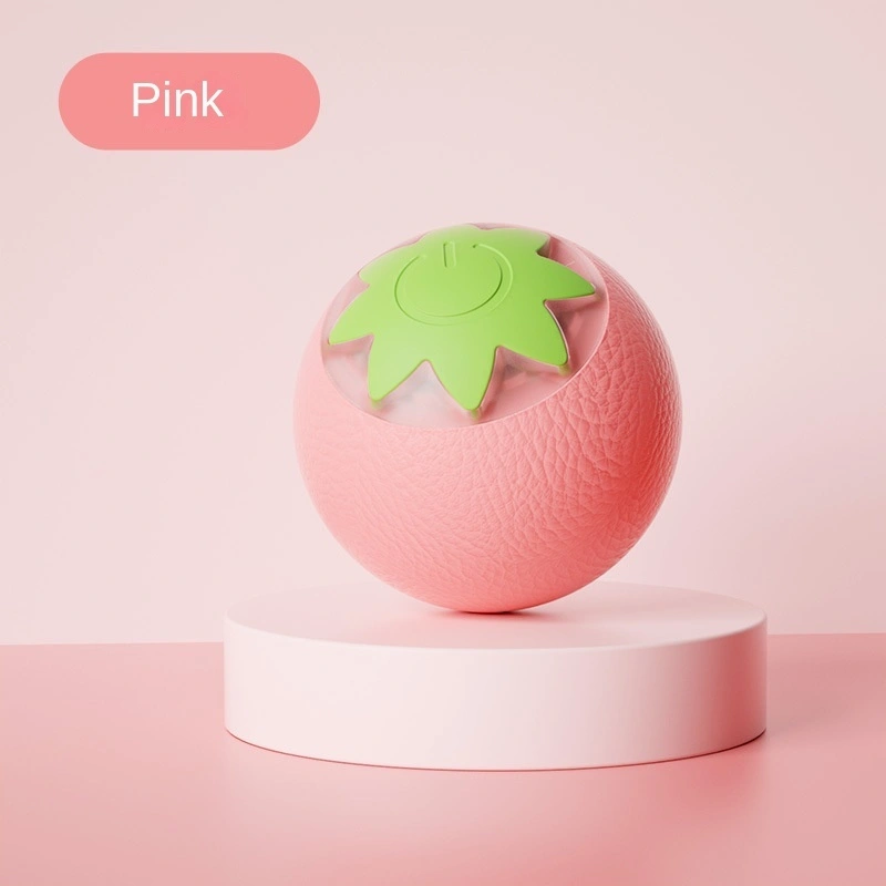 wholesale Smart Cat Automatic Rolling Ball Electric Toys Sustainable Interactive Training Self-Moving Kitten Toy Dog Toy-pink 1