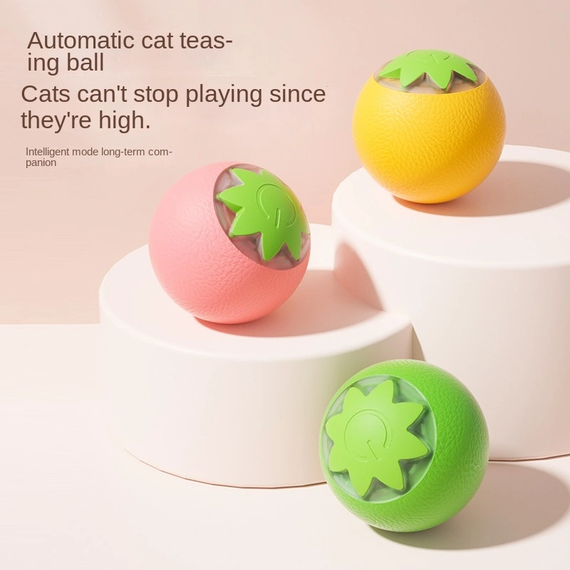 wholesale Smart Cat Automatic Rolling Ball Electric Toys Sustainable Interactive Training Self-Moving Kitten Toy Dog Toy 1