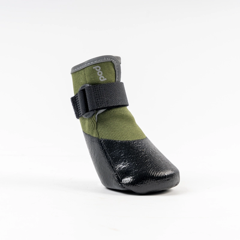 wholesale Dog pet soft protection lightweight sock shoes outdoor pet shoes pet sock green 1