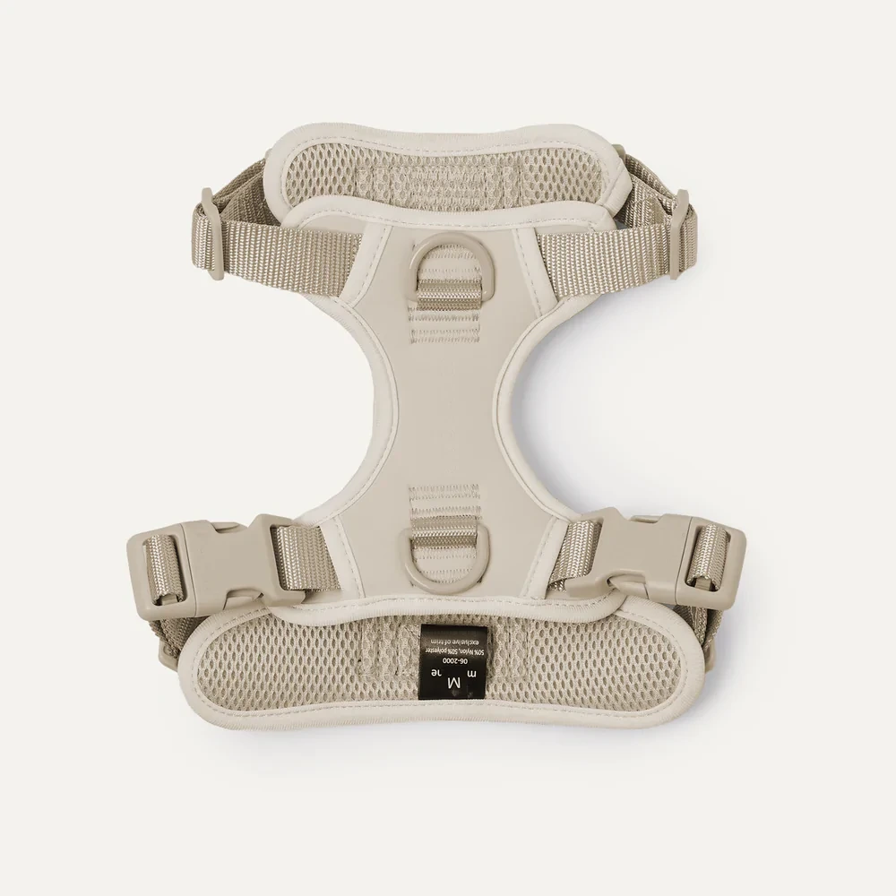 wholesale Custom Adjustable No Pull Breathable Soft Air Mesh Dog Harness Wholesale Dog Collar Front Clip Easy Control Harness grey 1